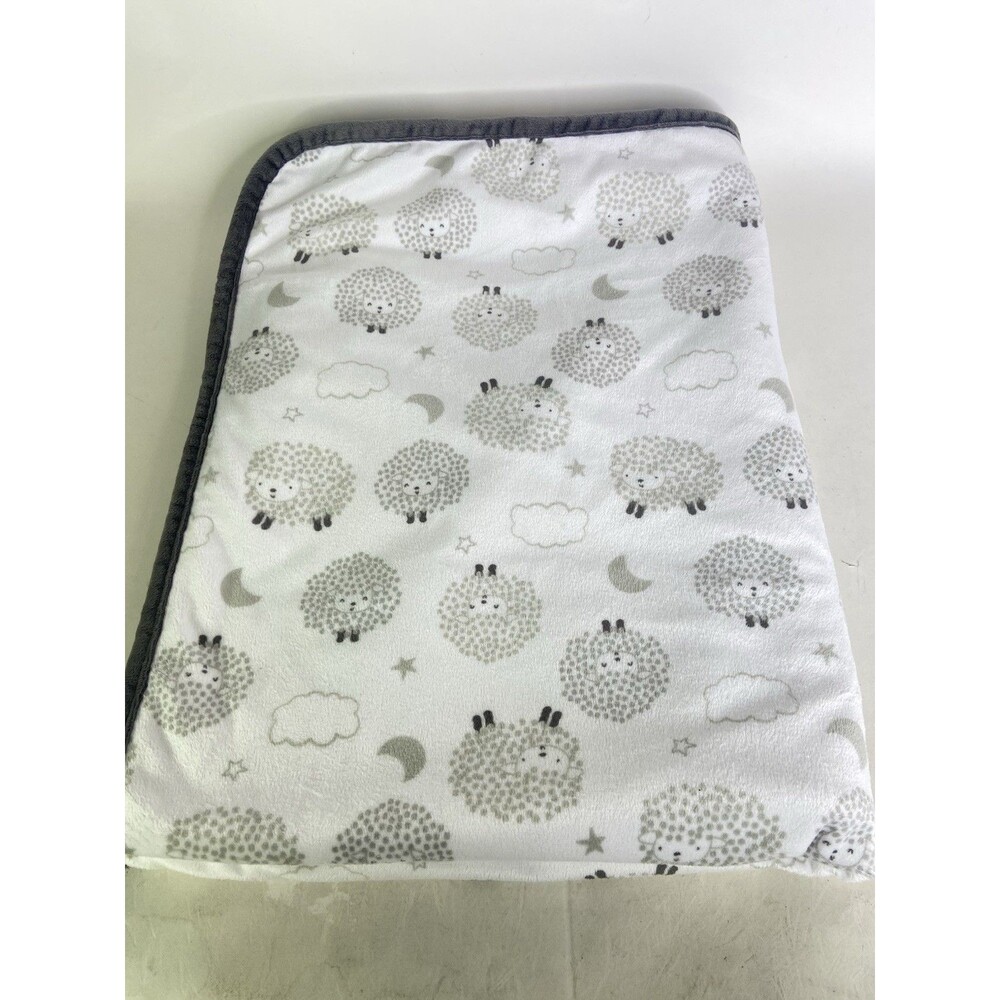Gerber Plush Baby Blanket Sheep Lamb Clouds Security Lovey